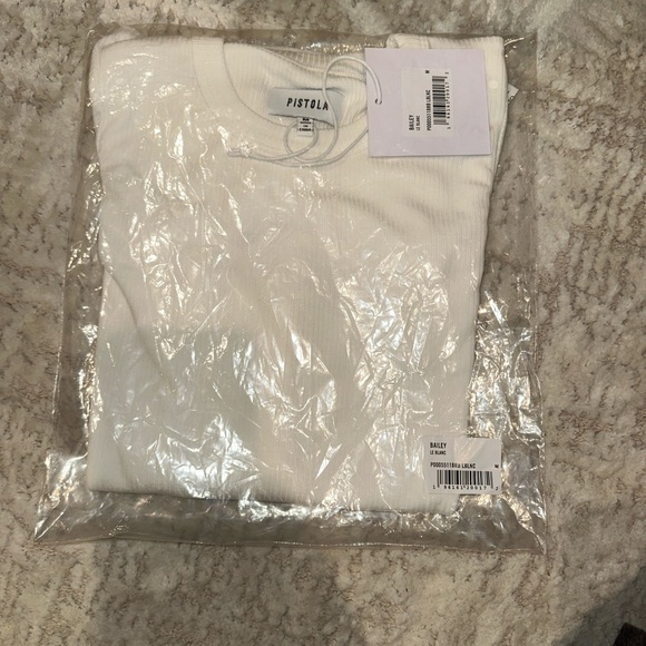 BAILEY LONG SLEEVE CREW NECK THONG BODYSUIT - LE BLANC - Picture 2 of 3